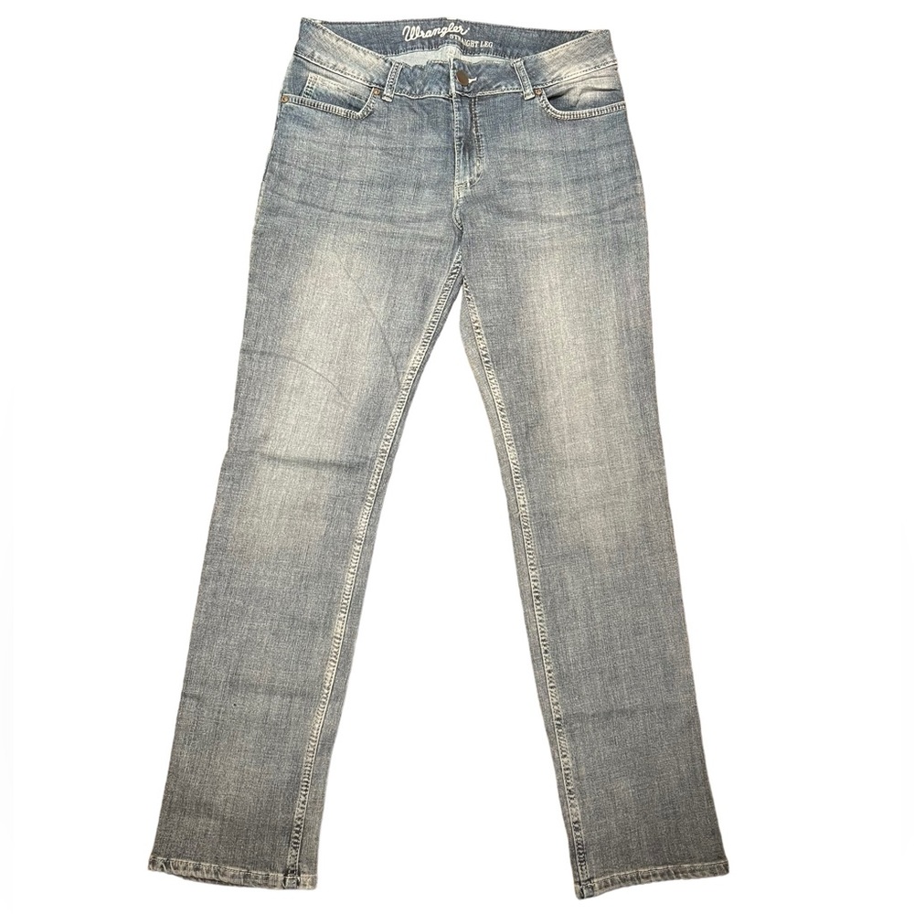 Wrangler Mid Rise Straight Leg Jeans Size 11x34